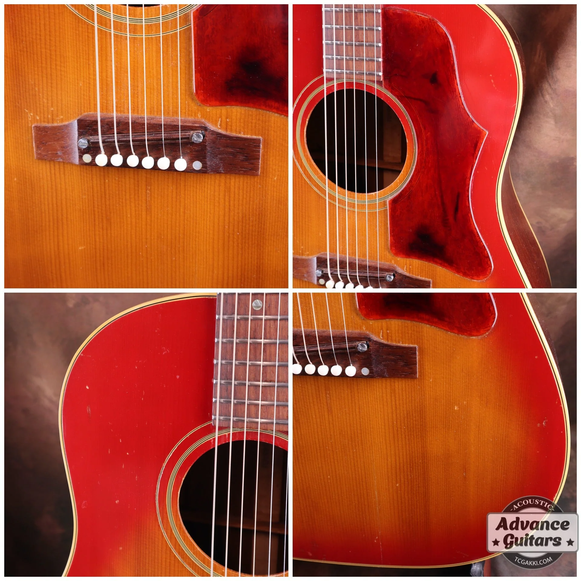 1967年製 J-45 Cherry Sunburst - Image 6