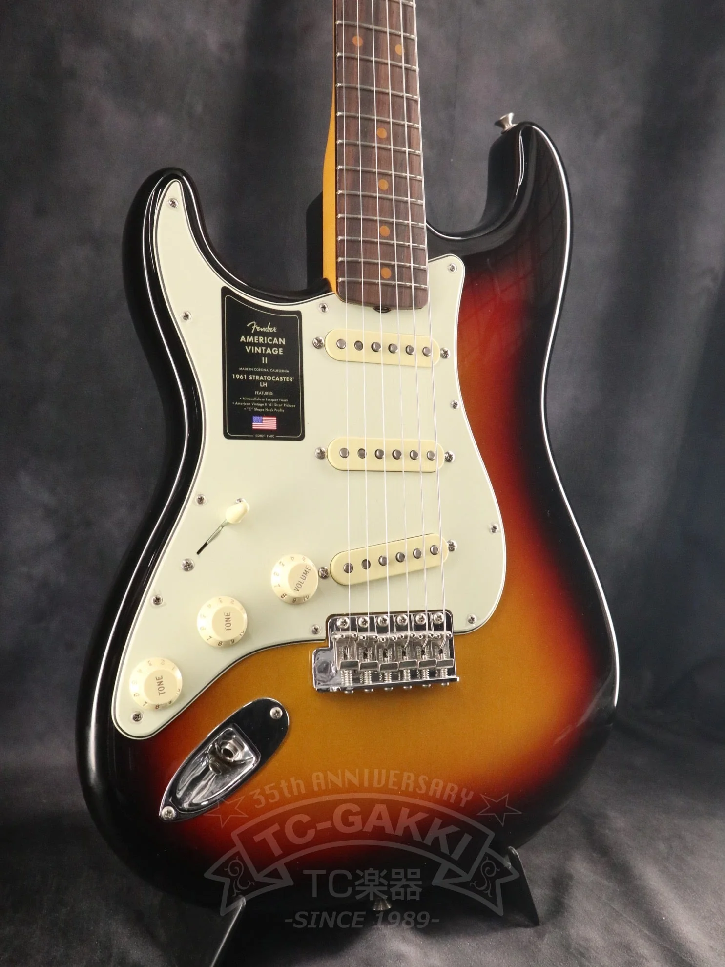 2022 American Vintage II 1961 Stratocaster Left-Hand - Image 5