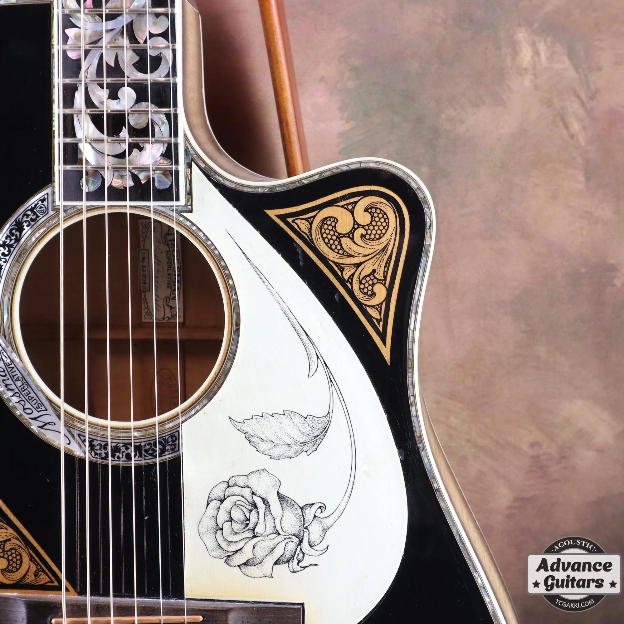 1988年製 Custom Superlative WB guitar by Scott Baxendale(Played by Travis Tritt) - Image 10