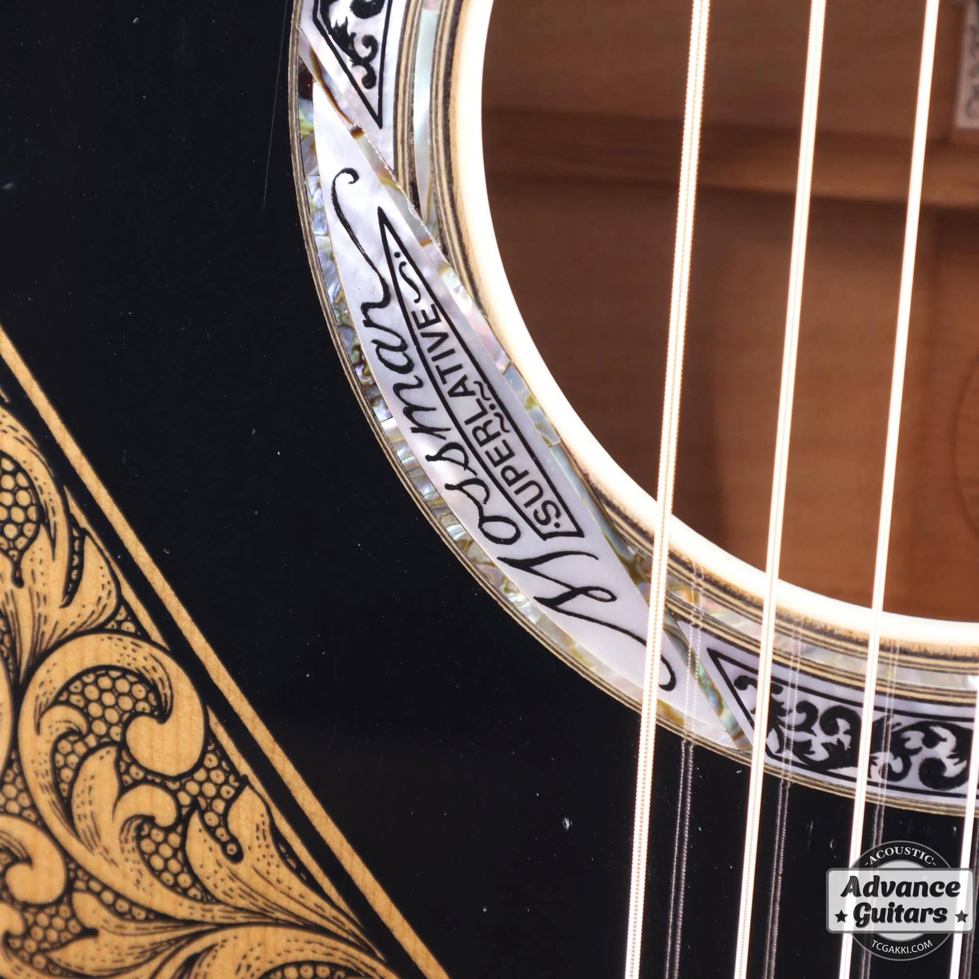 1988年製 Custom Superlative WB guitar by Scott Baxendale(Played by Travis Tritt) - Image 14