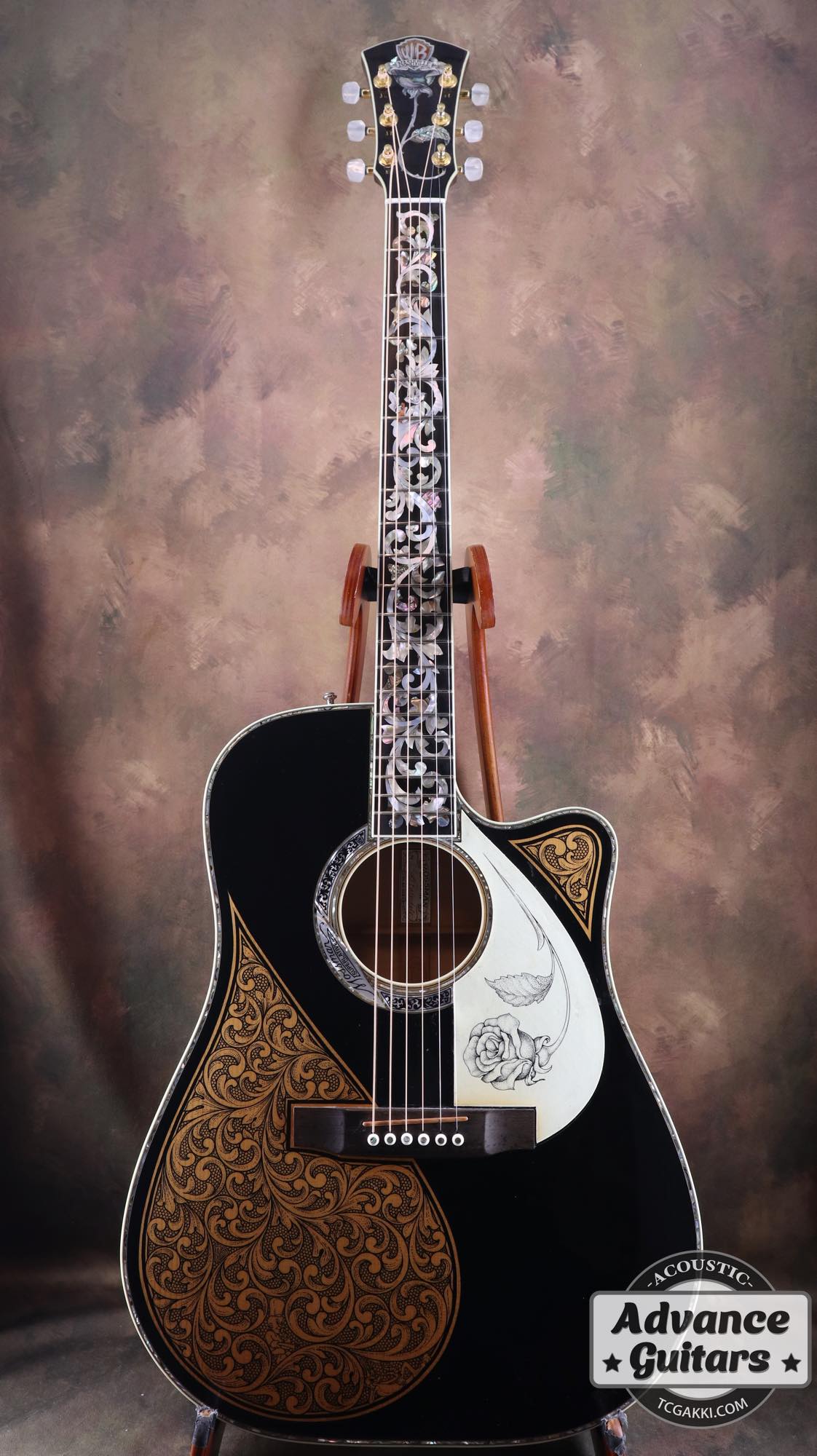 1988年製 Custom Superlative WB guitar by Scott Baxendale(Played by Travis Tritt) - Image 20