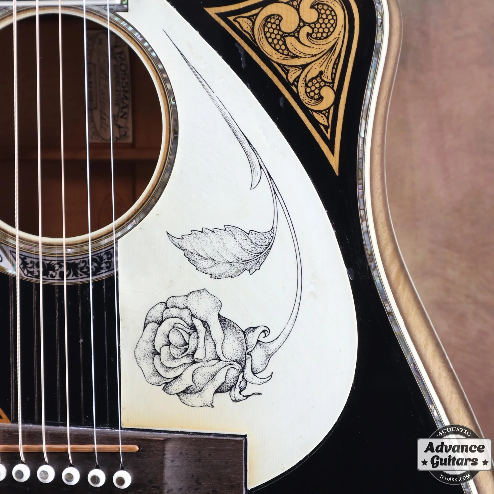 1988年製 Custom Superlative WB guitar by Scott Baxendale(Played by Travis Tritt) - Image 6