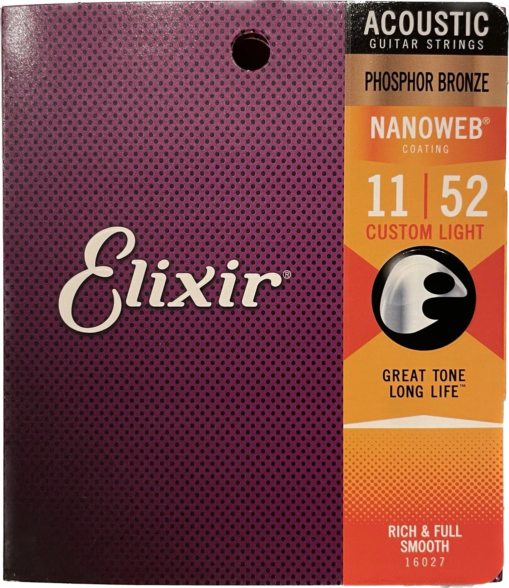 Elixir / NANOWEB Phosphor Bronze Custom Light
