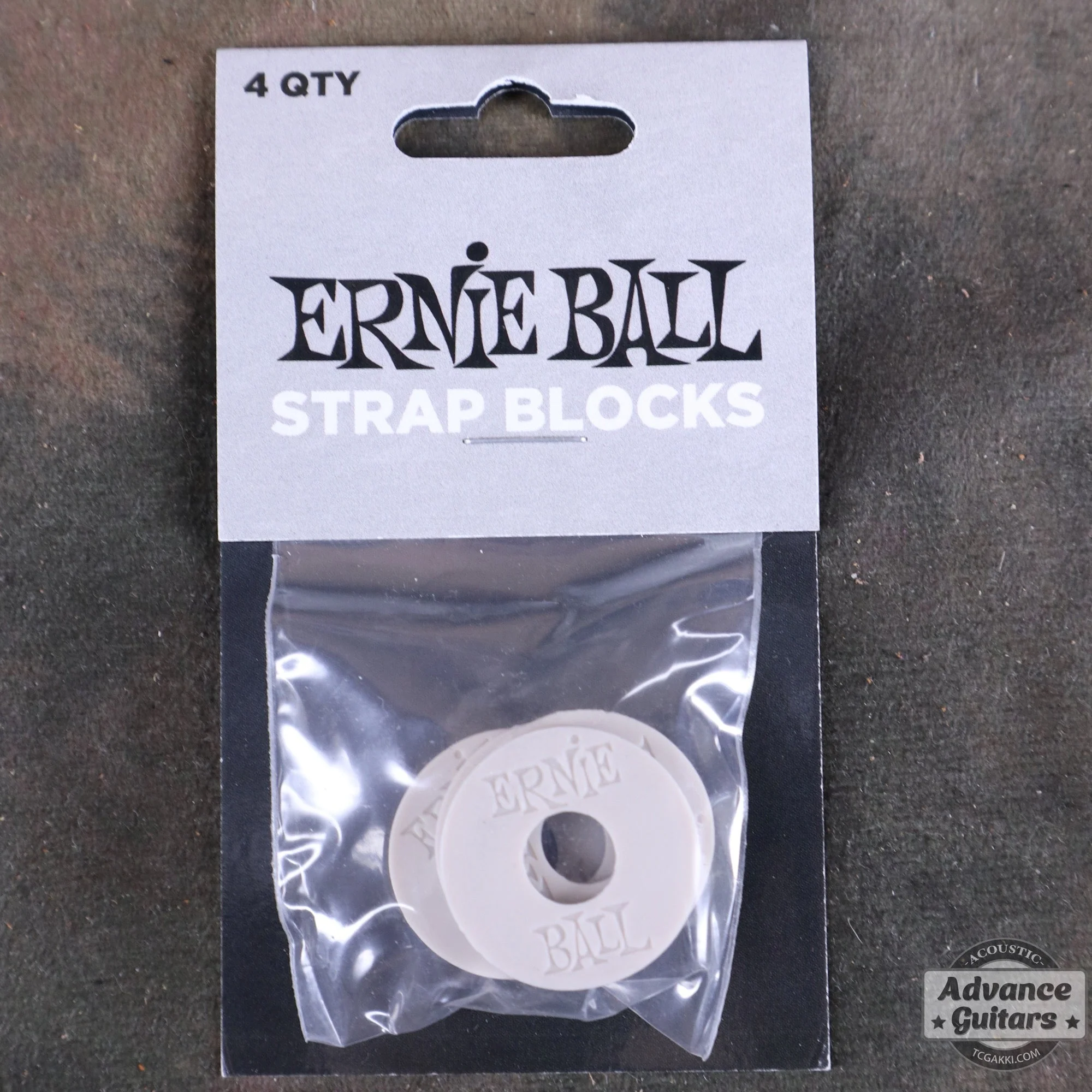 ERNiE BALL / STRAP BLOCKS 4P GRAY(#5625)