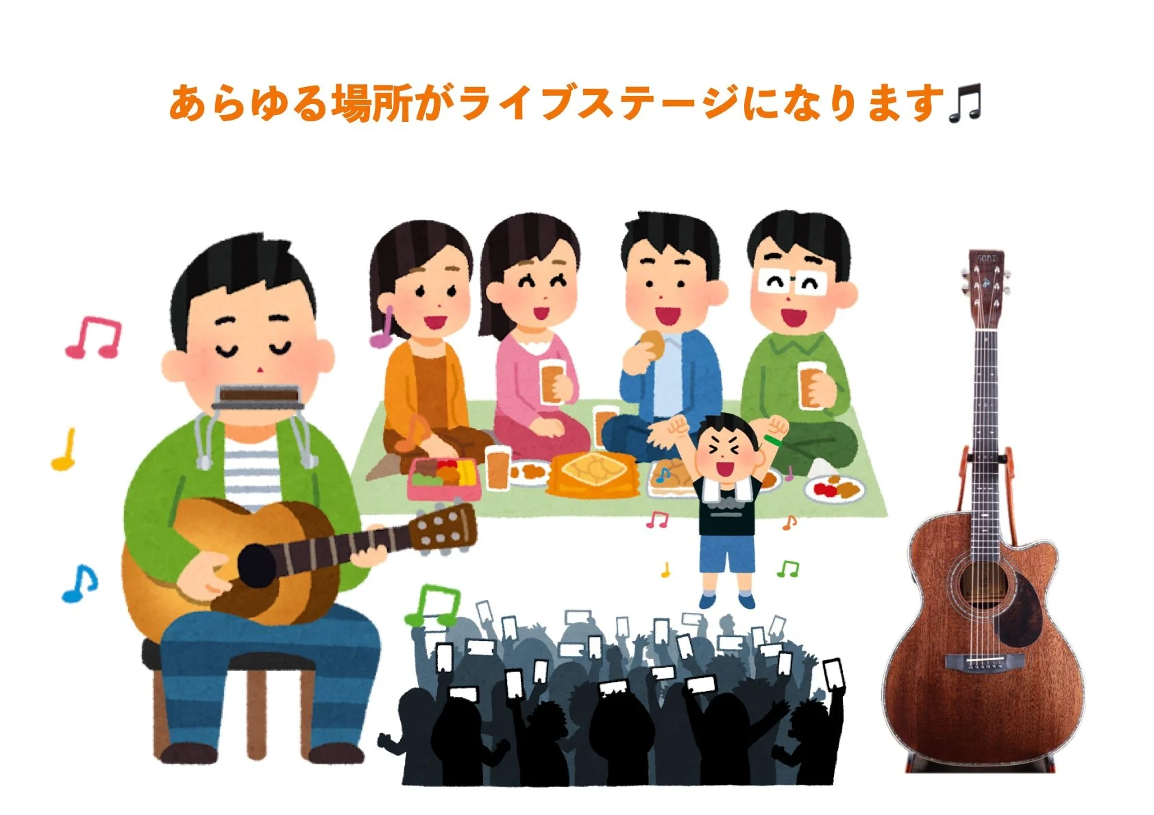 GA01RM アンプ不要！エフェクター内蔵ギター♬ - Image 5