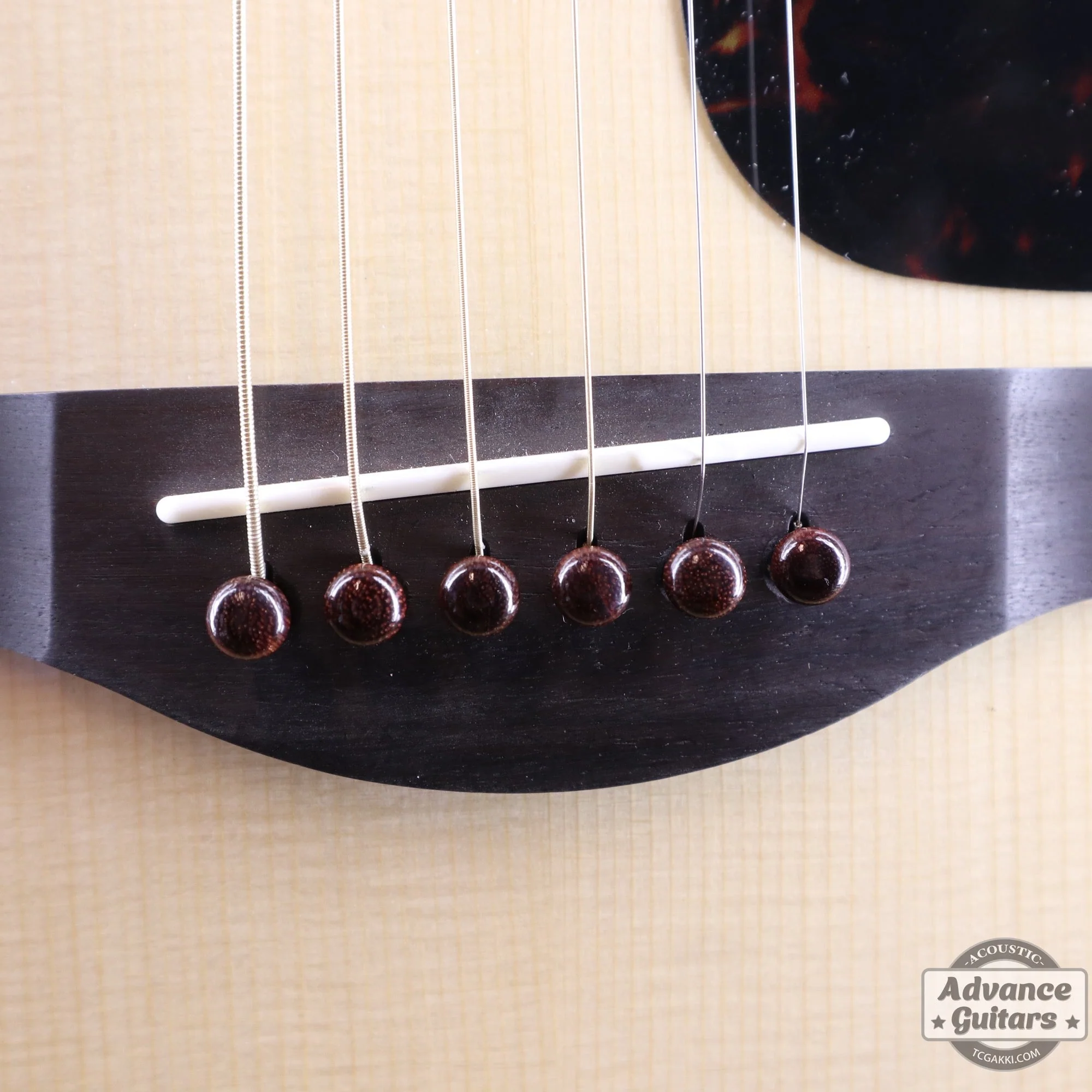 Preciso Wood Bridge Pin & End Pin Set(Rosewood Plain)