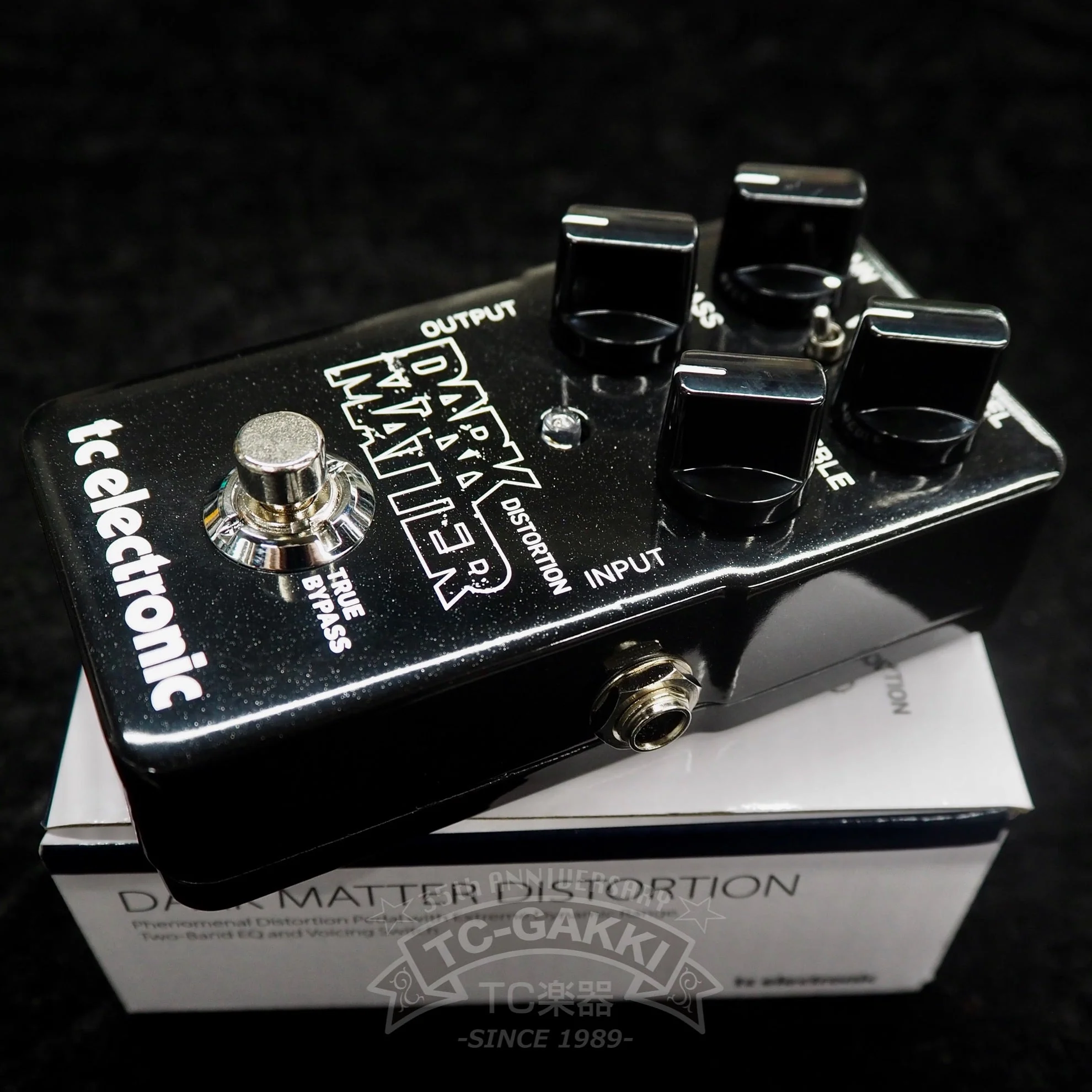 t.c. electronic DARK MATTER DISTORTION