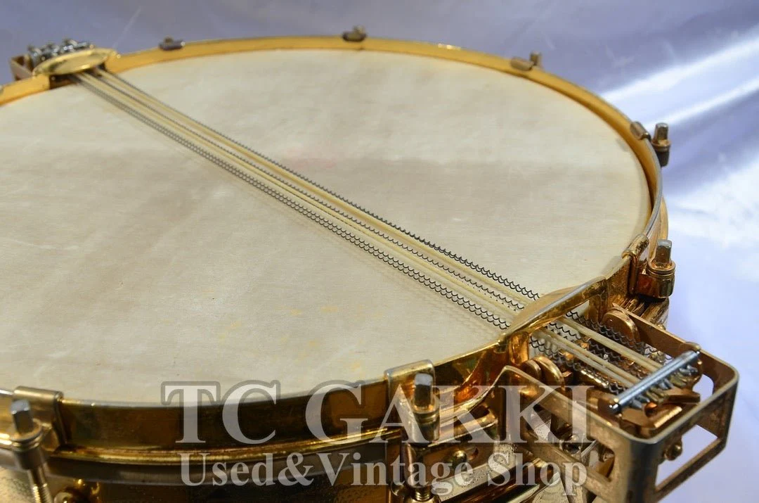 Ludwig Engraved gold-plated snare Drum - Image 13