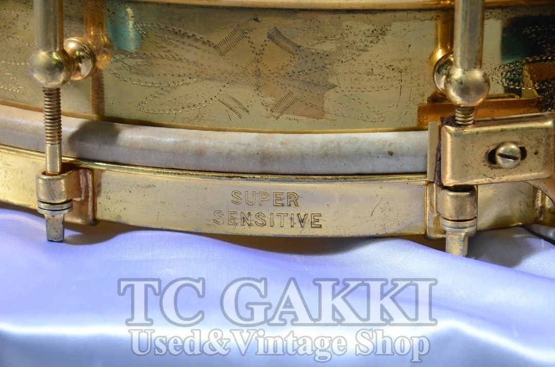 Ludwig Engraved gold-plated snare Drum - Image 4